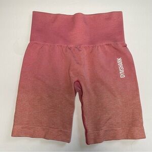 Pink Ombre Gymshark Workout Shorts Size Small